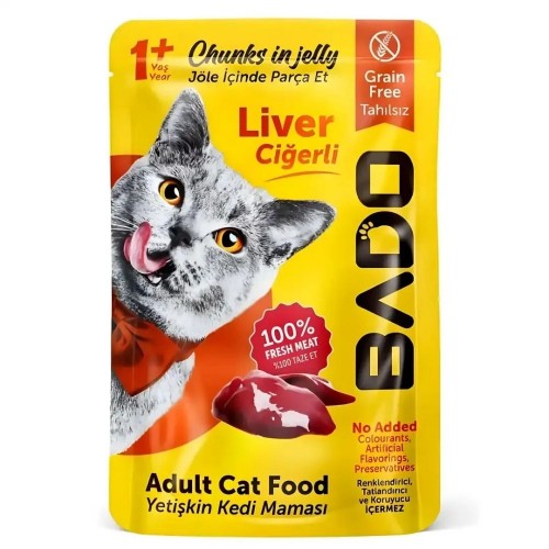 Bado Ciğerli Kedi Pouch 85 GR