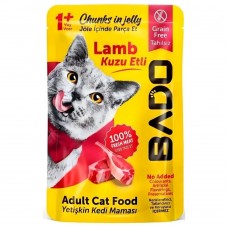 Bado Kuzu Etli Kedi Pouch 85 GR