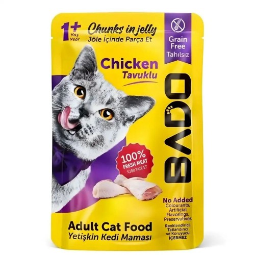 Bado Tavuklu Kedi Pouch 85 GR Bado Tavuklu Kedi Pouch 85 GR