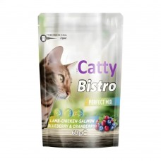 Catty Bistro Perfect Mix Kuzu Tavuk Somonlu Kedi Ödülü 60 GR