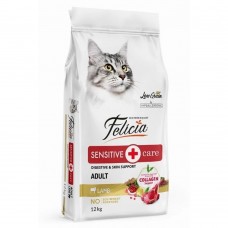 Felicia Kuzu Etli Az Tahıllı HypoAllergenic Yetişkin Kedi Maması 12 KG