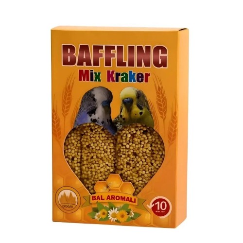 Baffling Ballı Muhabbet Kuşu Krakeri 10'lu