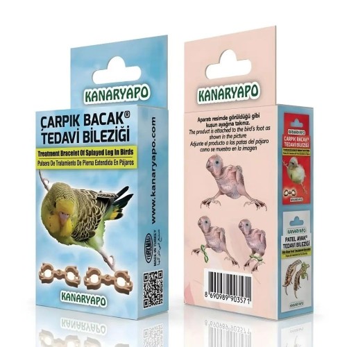 Çarpık Bacak Tedavi Bileziği (Muhabbet Kuşları İçin)