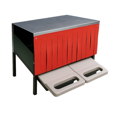 2 Gözlü Galvaniz Tavuk Folluk